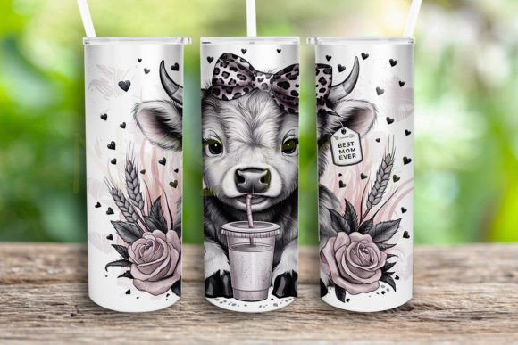 Beyond the PNG: An Embroidery Designer's Review of the Highland Cow Tumbler Wrap