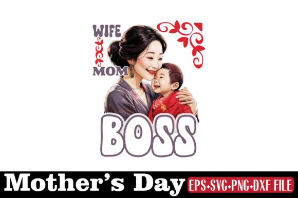 Embroidery Designer’s Review of 'Mother's Day, Wife Mom Boss'