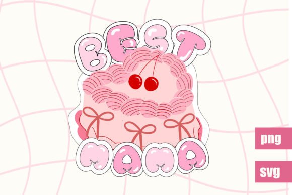 GROOVY Retro Mom SVG & PNG