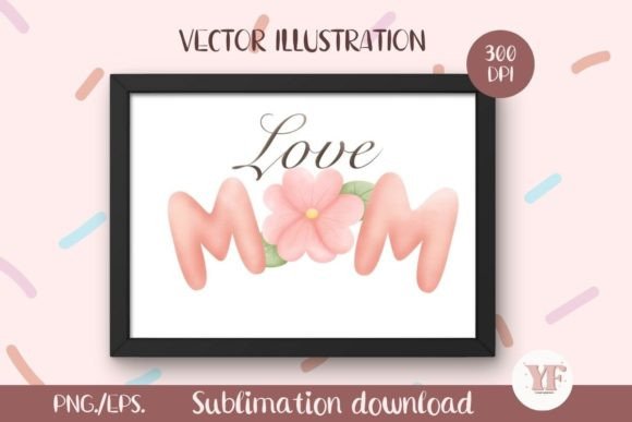 Love Mom Watercolor Lettered Embroidery Review