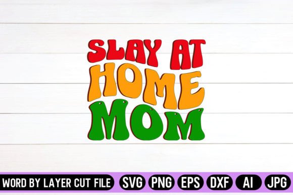 Slay at Home Mom Retro Design Review for Embroidery Projects